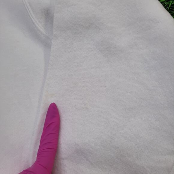 Vintage 1991 Bear Sweatshirt Womens Large 21x23 Cropped USA - Picture 4 of 16